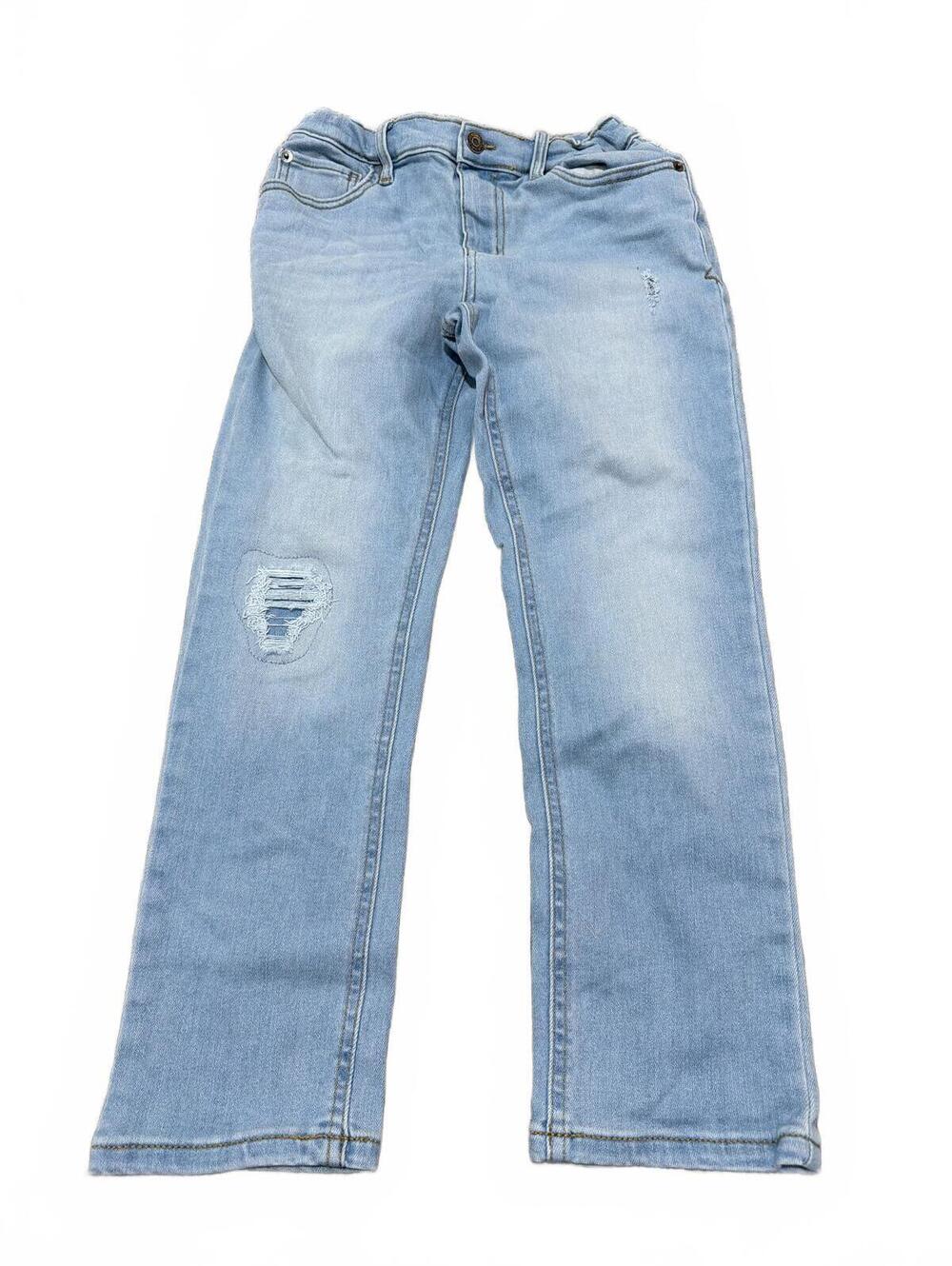 Cat & Jack Boys Light Blue Distressed Denim Jeans Size 10